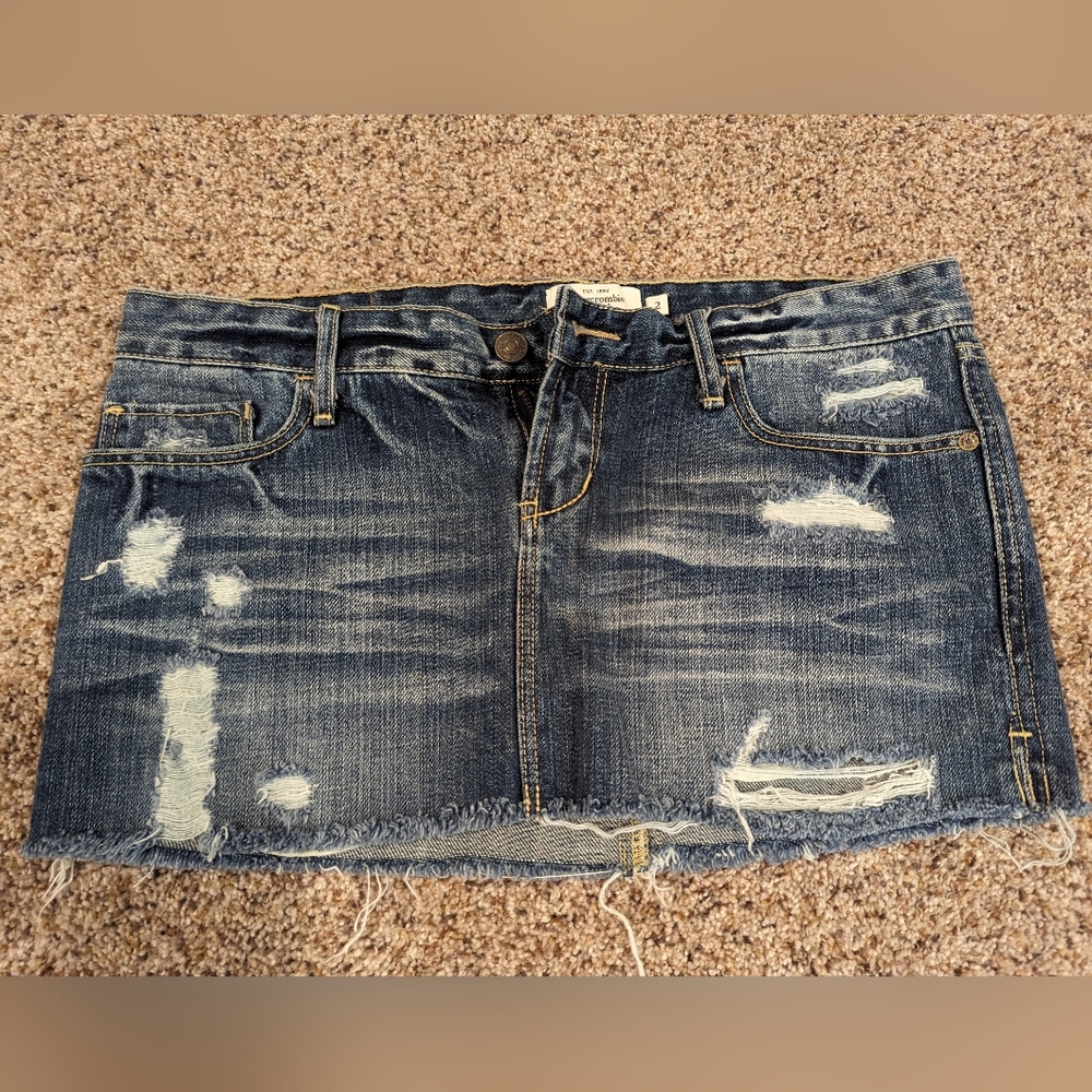 Abercrombie and Fitch jean skirt, size 2
